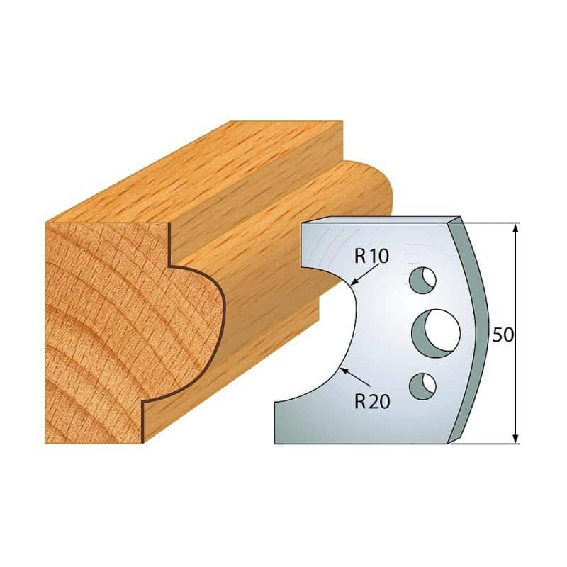 IGM Profile No.504 - 2pcs Knives 50x4 mm SP