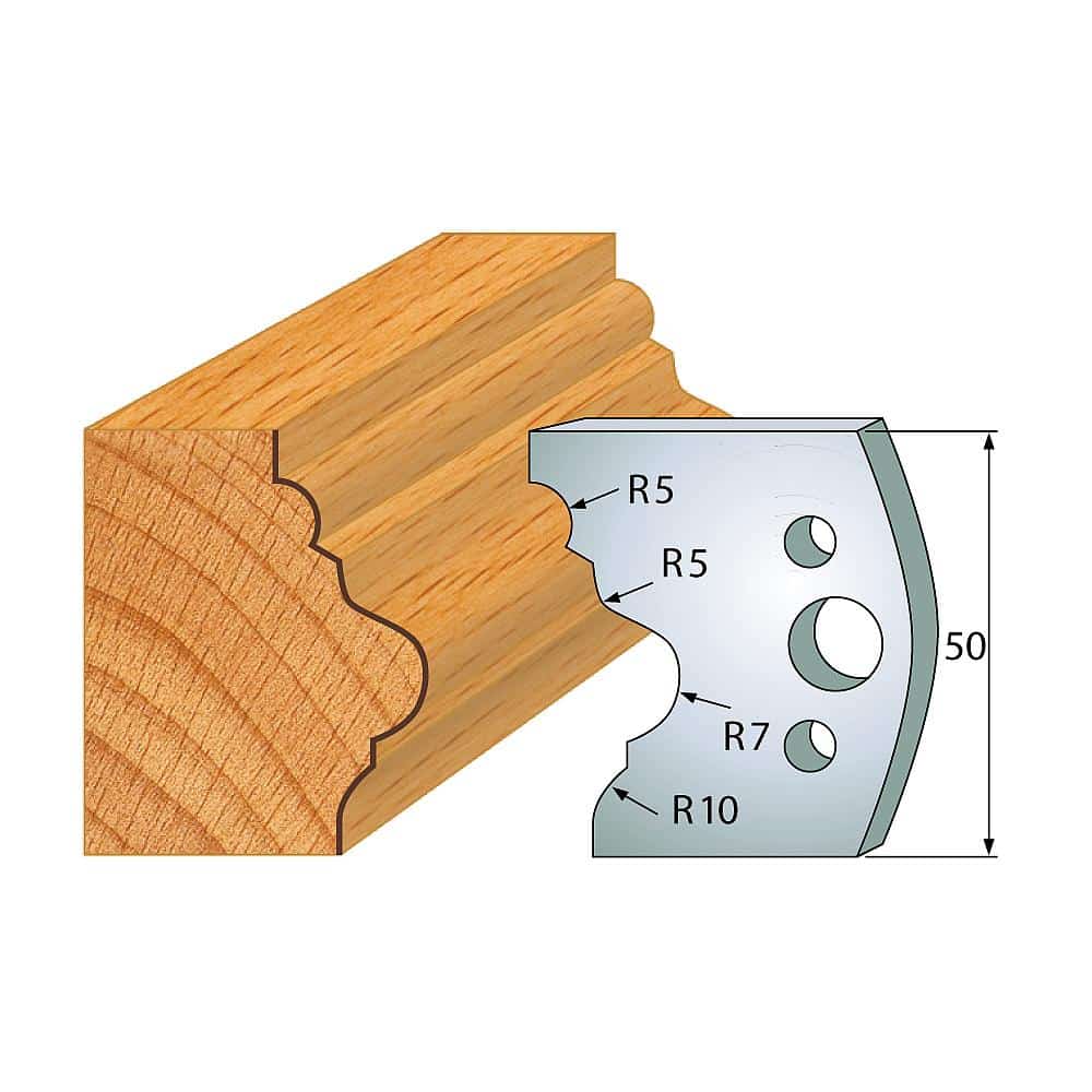 IGM Profile No.508 - 2pcs Knives 50x4 mm SP