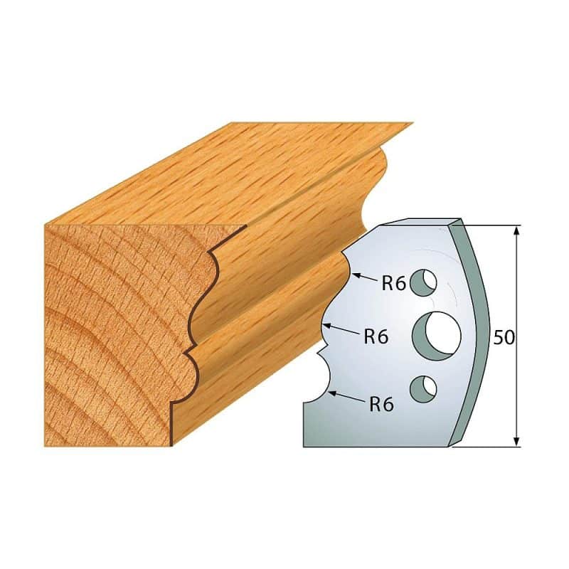 IGM Profile No.509 - 2 stk kniver 50x4 mm SP