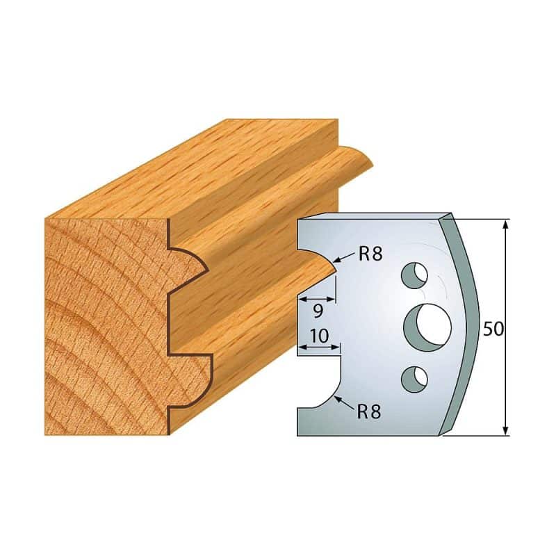IGM Profile No.517 - 2pcs Knives 50x4 mm SP