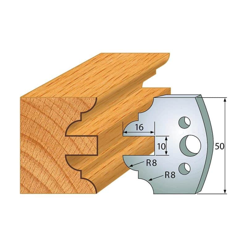 IGM Profile No.523 - 2 stk kniver 50x4 mm SP