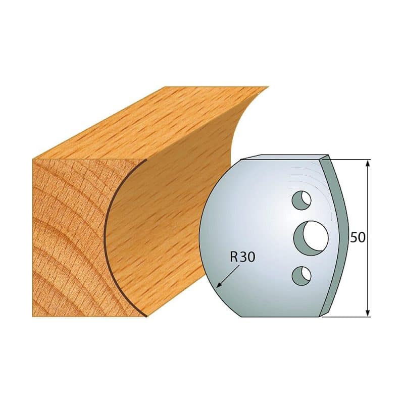 IGM Profile No.544 - 2pcs Knives 50x4 mm SP