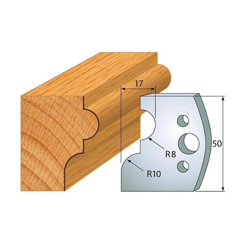 IGM Profile No.551 - 2pcs Knives 50x4 mm SP