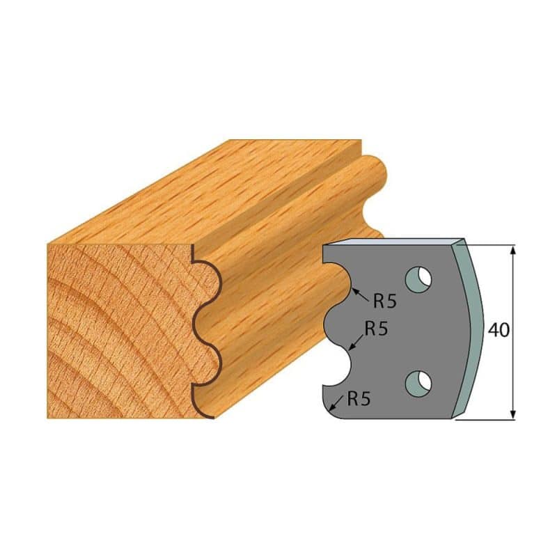 IGM-profil nr. 006 - 2 stk. sponbegrensere 40x4 mm SP