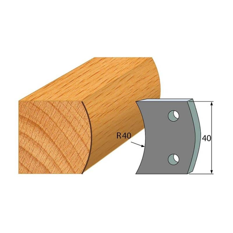 IGM-profil nr. 008 - 2 stk. sponbegrensere 40x4 mm SP
