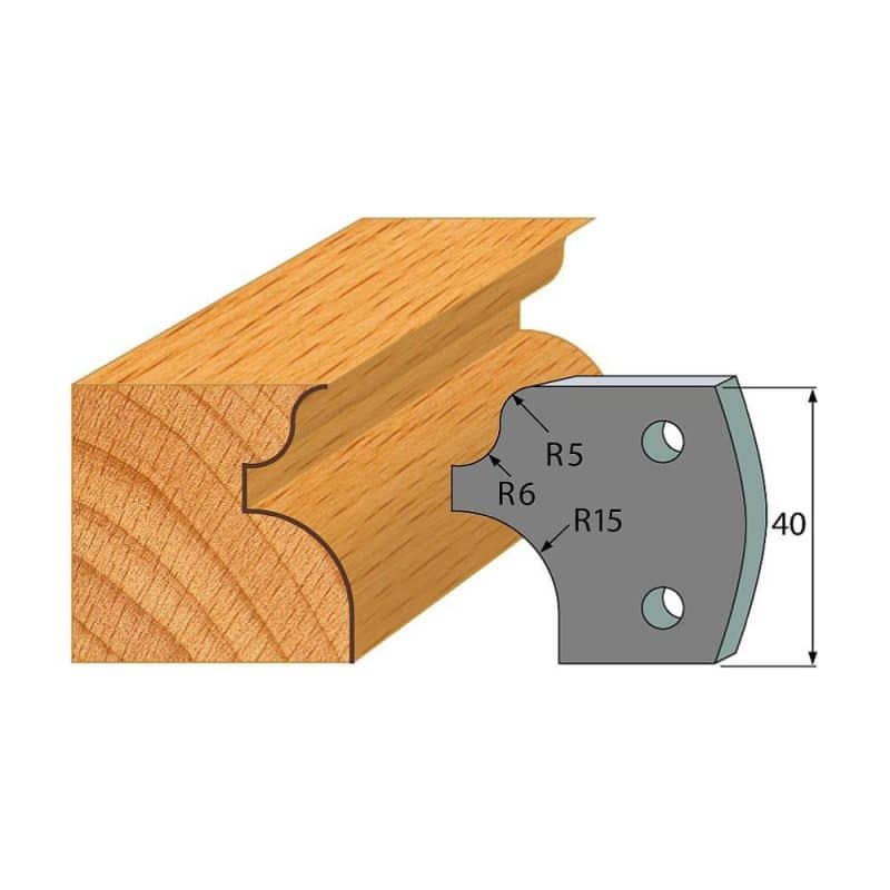 IGM-profil nr. 011 - 2 stk. sponbegrensere 40x4 mm SP