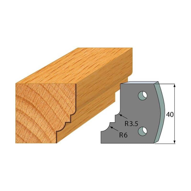 IGM-profil nr. 019 - 2 stk. sponbegrensere 40x4 mm SP