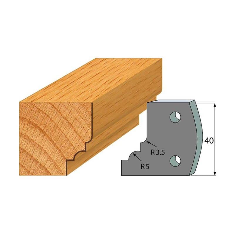 IGM Profile No.020 - 2 stk. sponbegrensere 40x4 mm SP