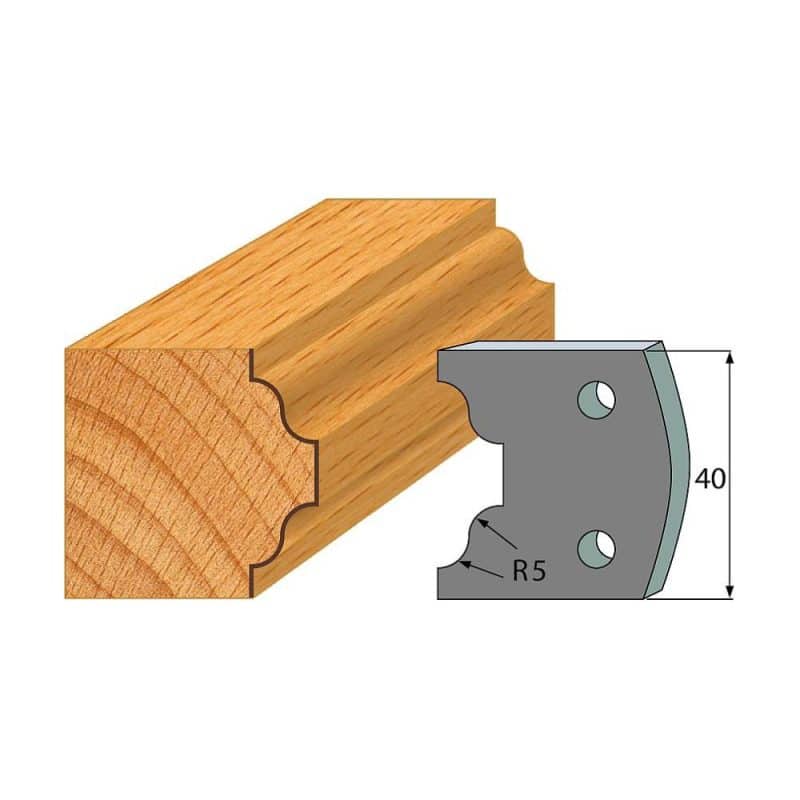IGM-profil nr. 025 - 2 stk. sponbegrensere 40x4 mm SP
