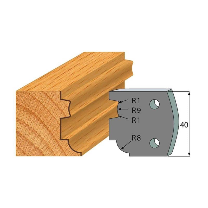 IGM-profil nr. 026 - 2 stk. sponbegrensere 40x4 mm SP