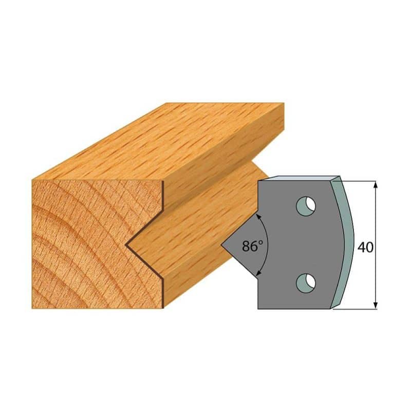 IGM-profil nr. 035 - 2 stk. sponbegrensere 40x4 mm SP