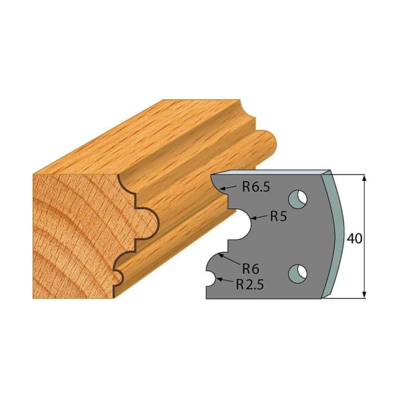 IGM-profil nr. 036 - 2 stk. sponbegrensere 40x4 mm SP