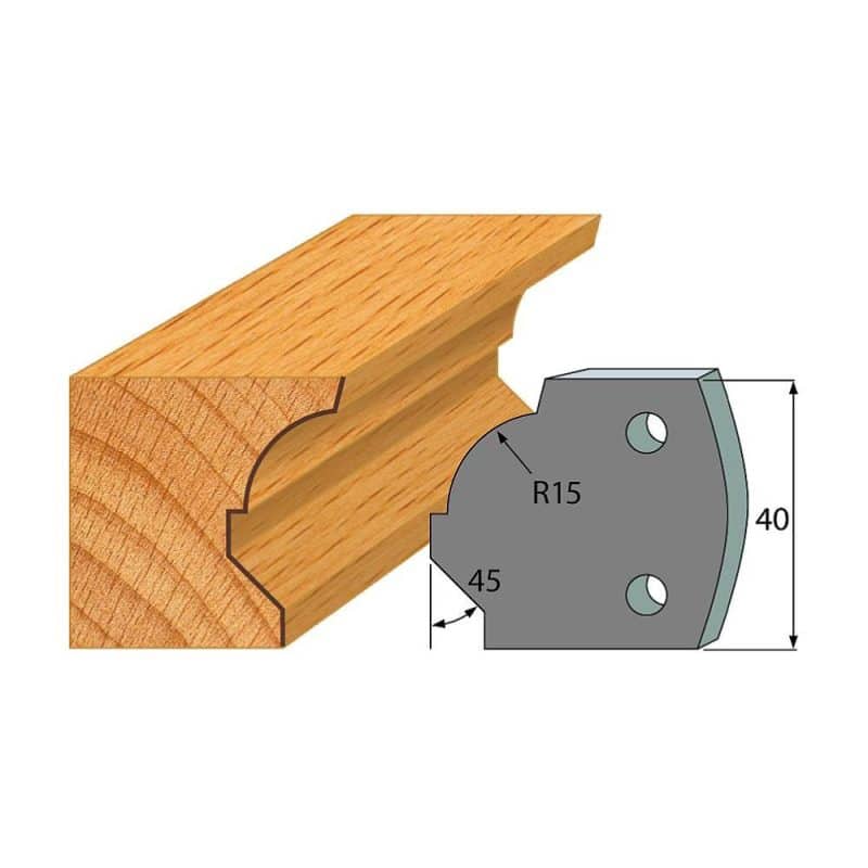 IGM-profil nr. 037 - 2 stk. sponbegrensere 40x4 mm SP