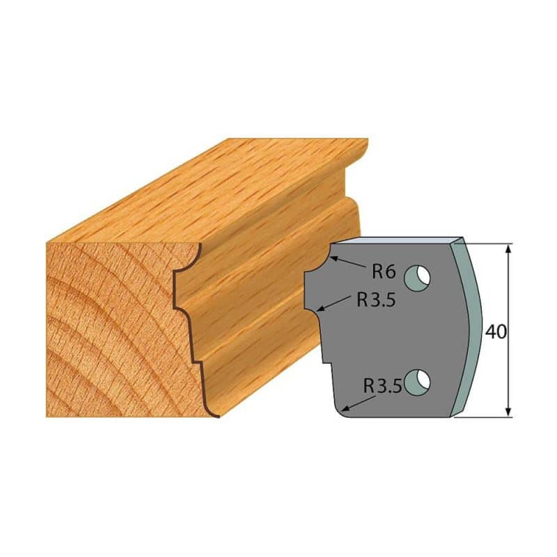 IGM-profil nr. 039 - 2 stk. sponbegrensere 40x4 mm SP