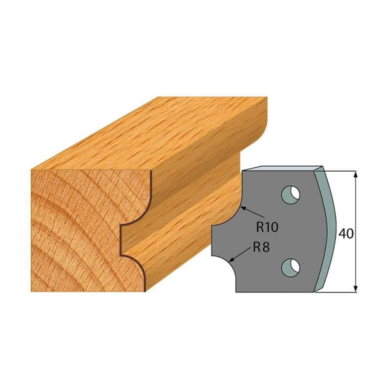 IGM-profil nr. 040 - 2 stk. sponbegrensere 40x4 mm SP