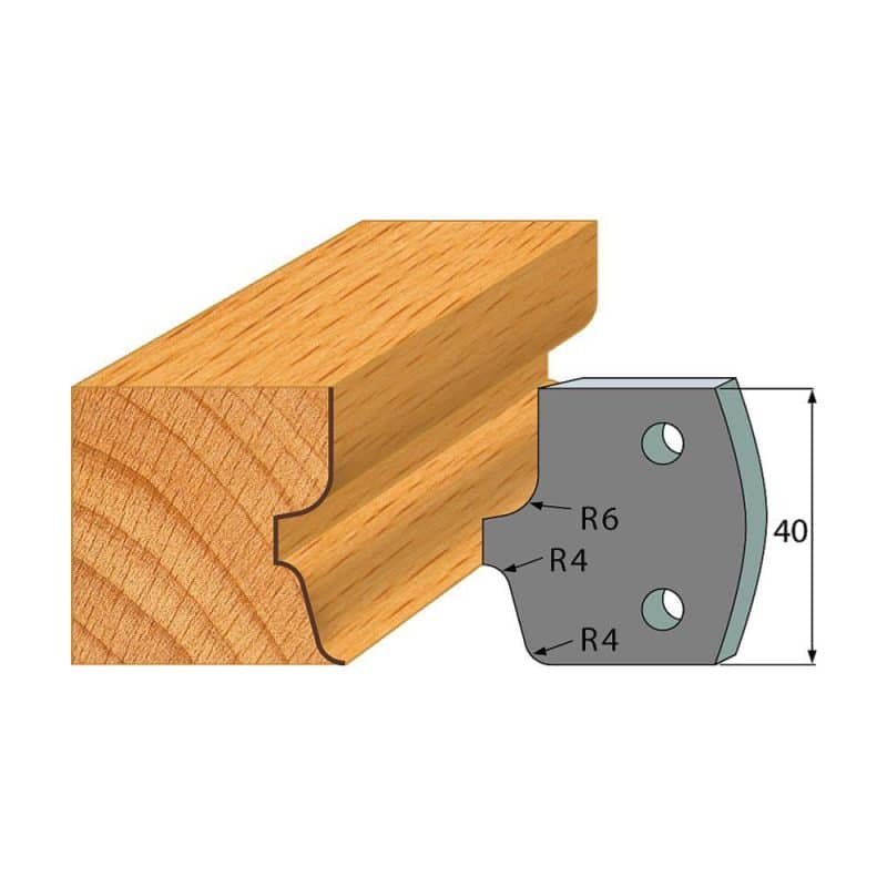 IGM-profil nr. 041 - 2 stk. sponbegrensere 40x4 mm SP