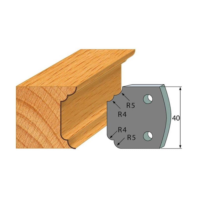 IGM-profil nr. 042 - 2 stk. sponbegrensere 40x4 mm SP