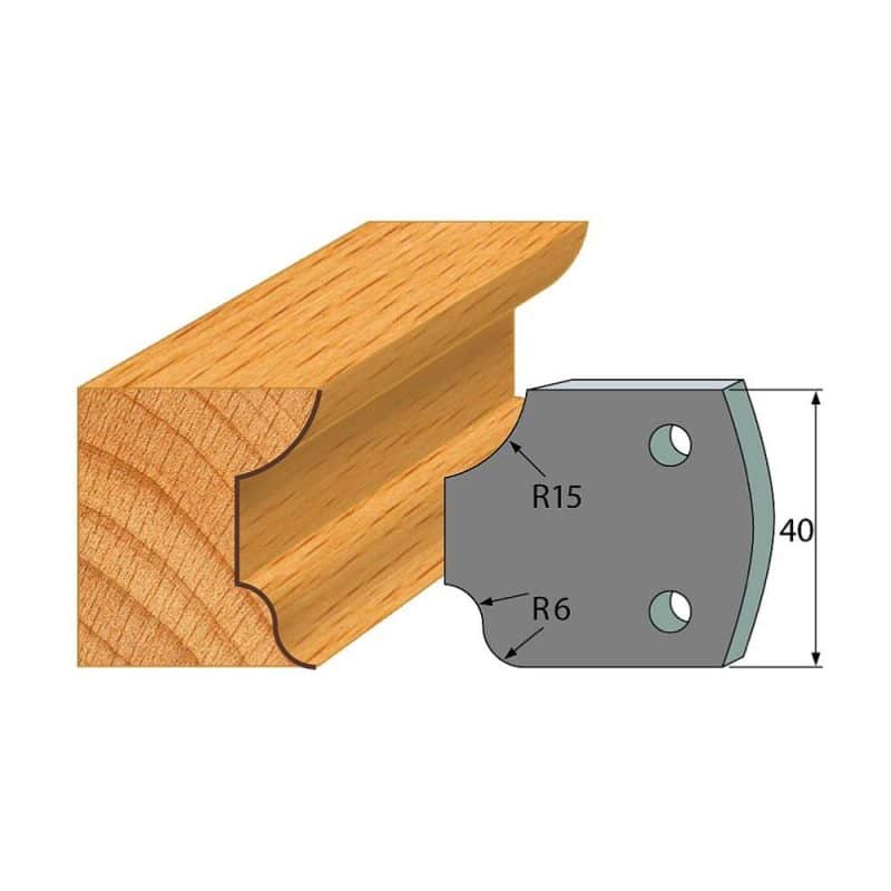 IGM-profil nr. 044 - 2 stk. sponbegrensere 40x4 mm SP