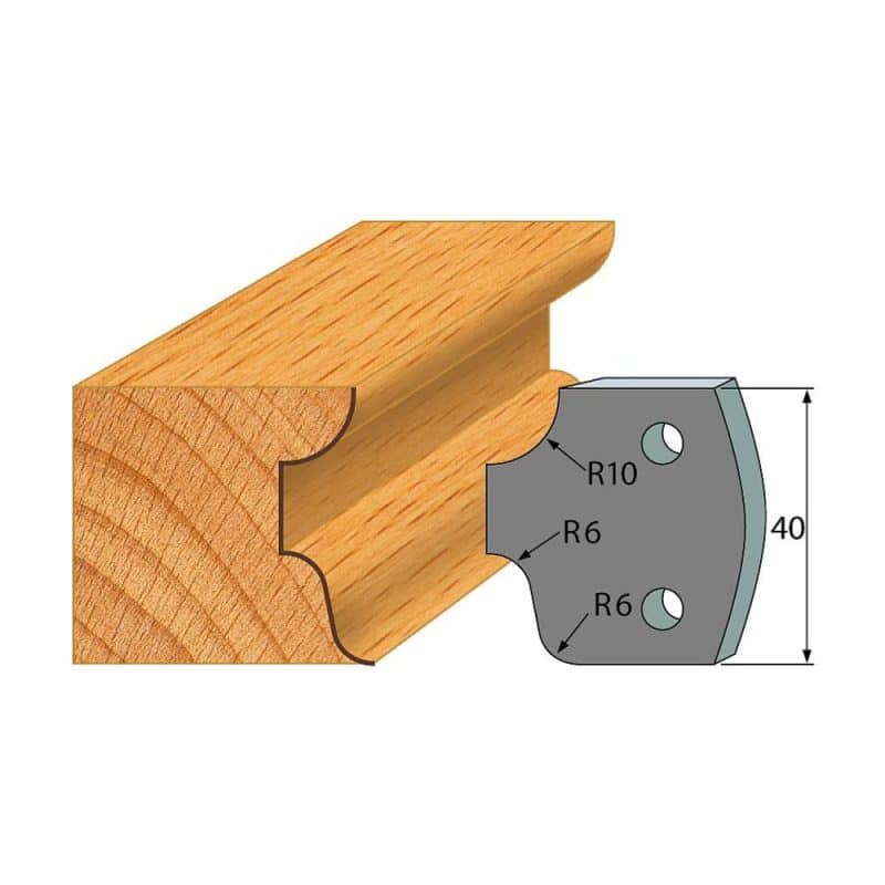 IGM-profil nr. 045 - 2 stk. sponbegrensere 40x4 mm SP
