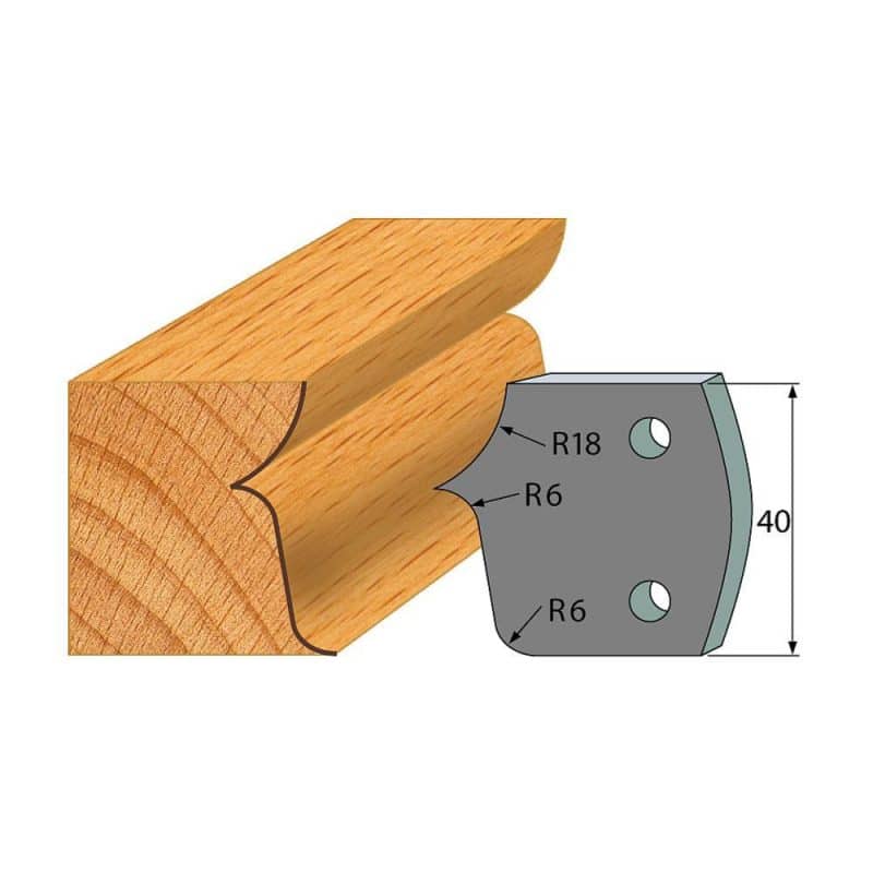 IGM-profil nr. 046 - 2 stk. sponbegrensere 40x4 mm SP