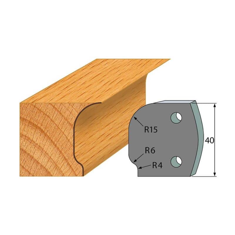 IGM-profil nr. 047 - 2 stk. sponbegrensere 40x4 mm SP