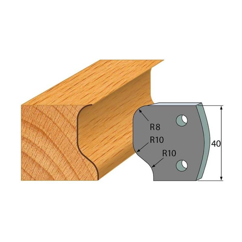 IGM-profil nr. 049 - 2 stk. sponbegrensere 40x4 mm SP