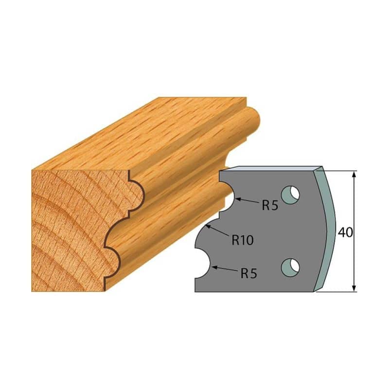 IGM-profil nr. 052 - 2 stk. sponbegrensere 40x4 mm SP