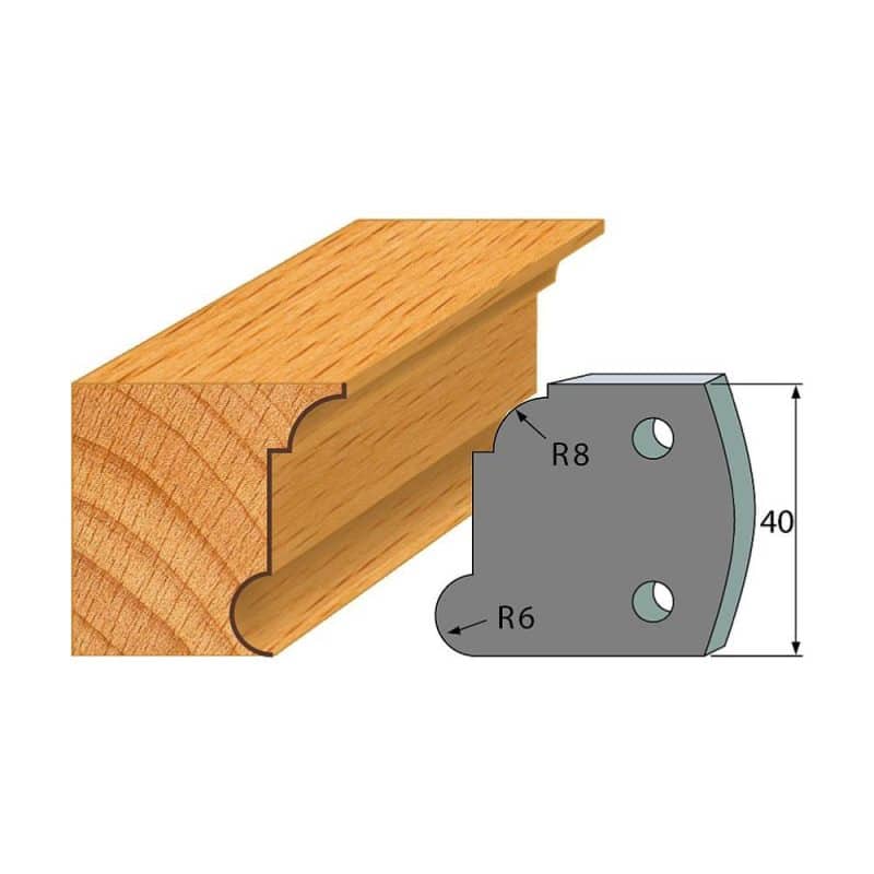 IGM-profil nr. 053 - 2 stk. sponbegrensere 40x4 mm SP