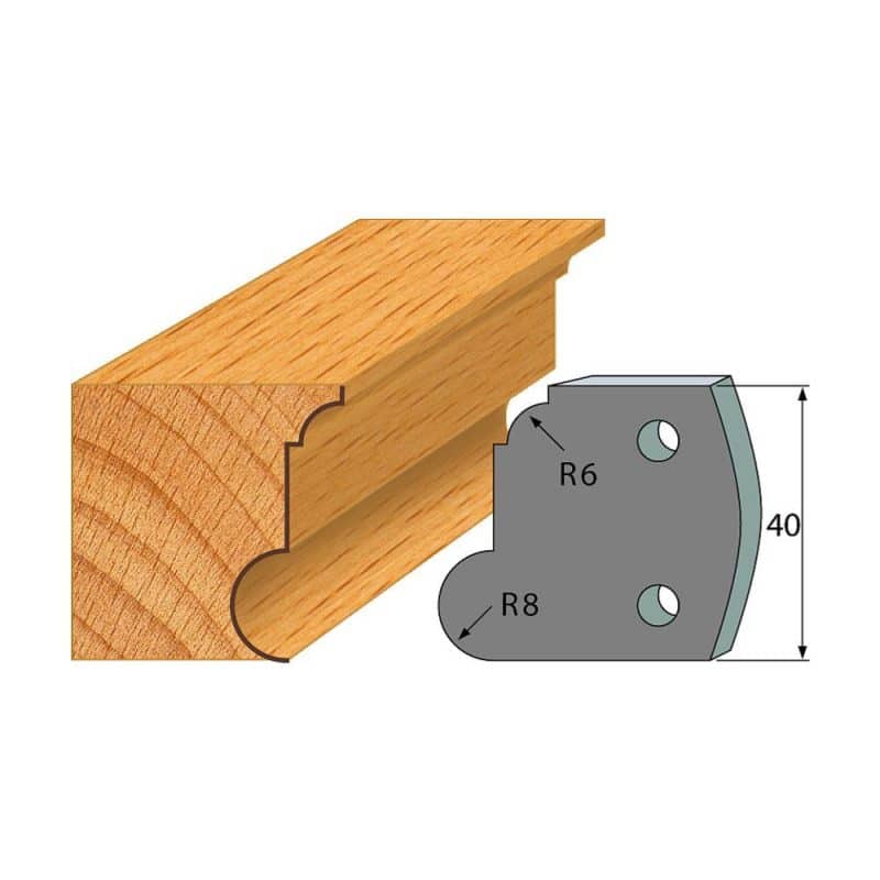 IGM-profil nr. 054 - 2 stk. sponbegrensere 40x4 mm SP