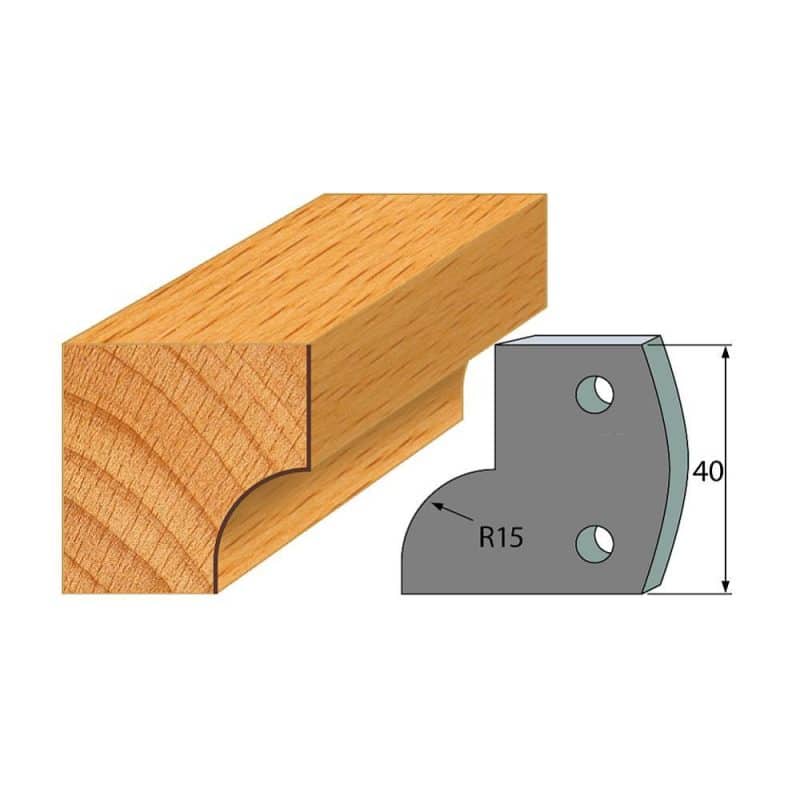 IGM-profil nr. 057 - 2 stk. sponbegrensere 40x4 mm SP
