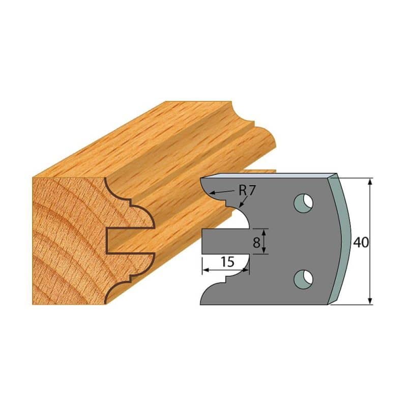 IGM-profil nr. 098 - 2 stk. sponbegrensere 40x4 mm SP