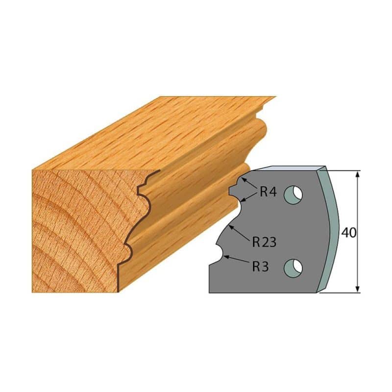 IGM-profil nr. 103 - 2 stk. sponbegrensere 40x4 mm SP