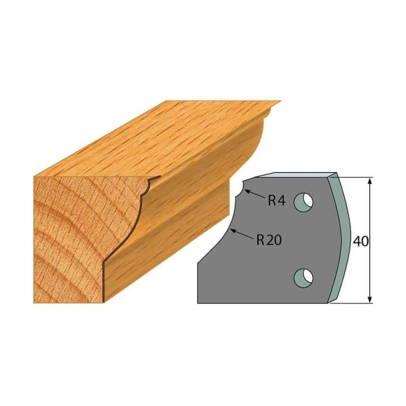 IGM-profil nr. 109 - 2 stk. sponbegrensere 40x4 mm SP