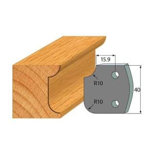 IGM-profil nr. 175 - 2 stk. sponbegrensere 40x4 mm SP