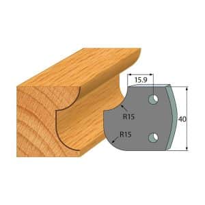 IGM-profil nr. 177 - 2 stk. sponbegrensere 40x4 mm SP