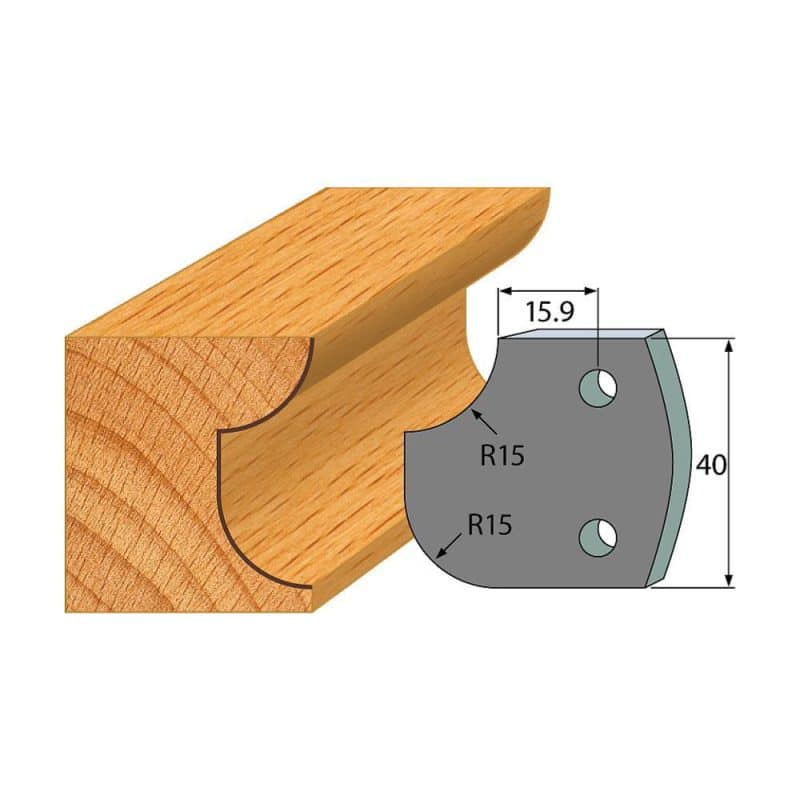 IGM-profil nr. 177 - 2 stk. sponbegrensere 40x4 mm SP