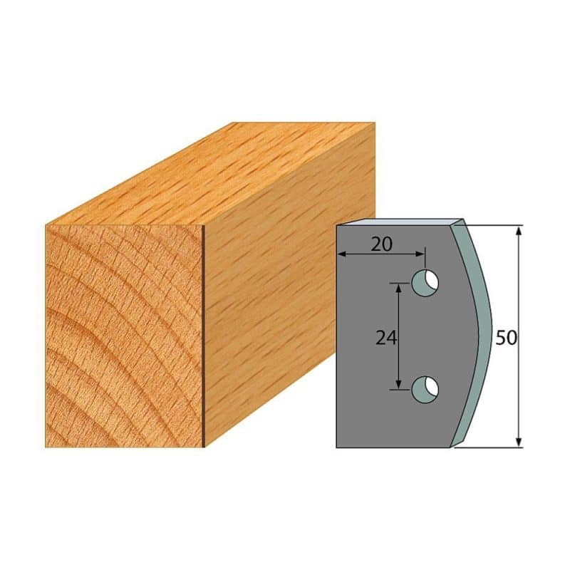 IGM Profile No.500 - 2 stk. sponbegrensere 50x4 mm SP