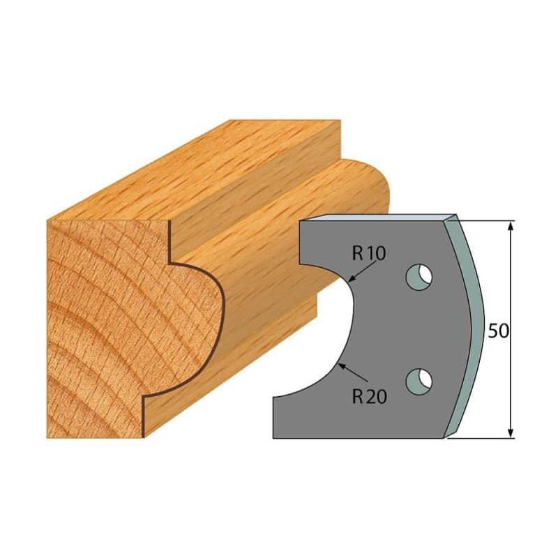 IGM-profil nr. 504 - 2 stk. sponbegrensere 50x4 mm SP