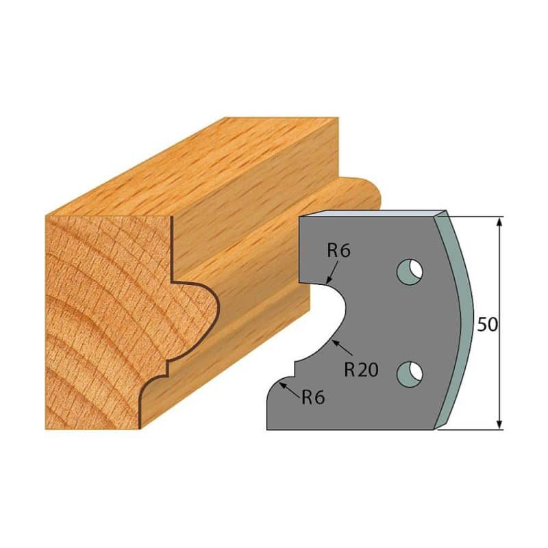 IGM-profil nr. 505 - 2 stk. sponbegrensere 50x4 mm SP