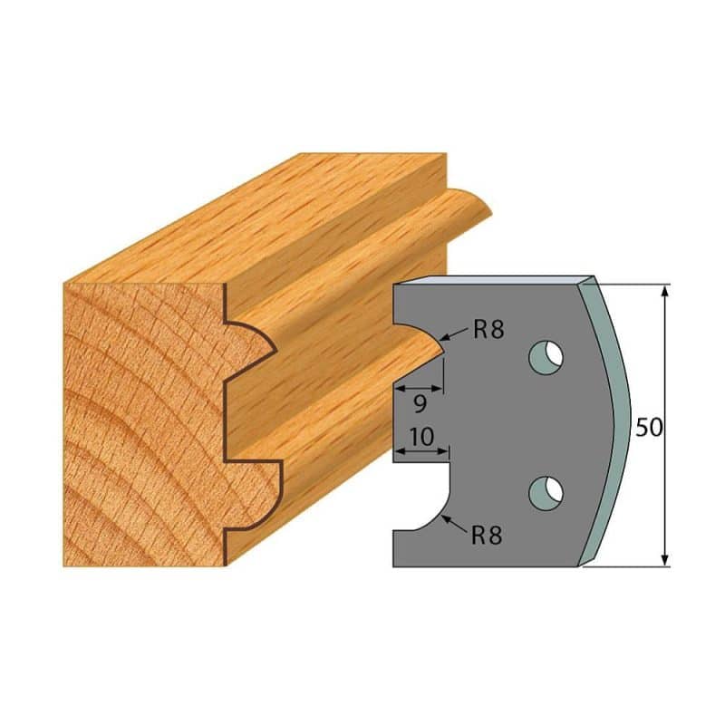 IGM-profil nr. 517 - 2 stk. sponbegrensere 50x4 mm SP
