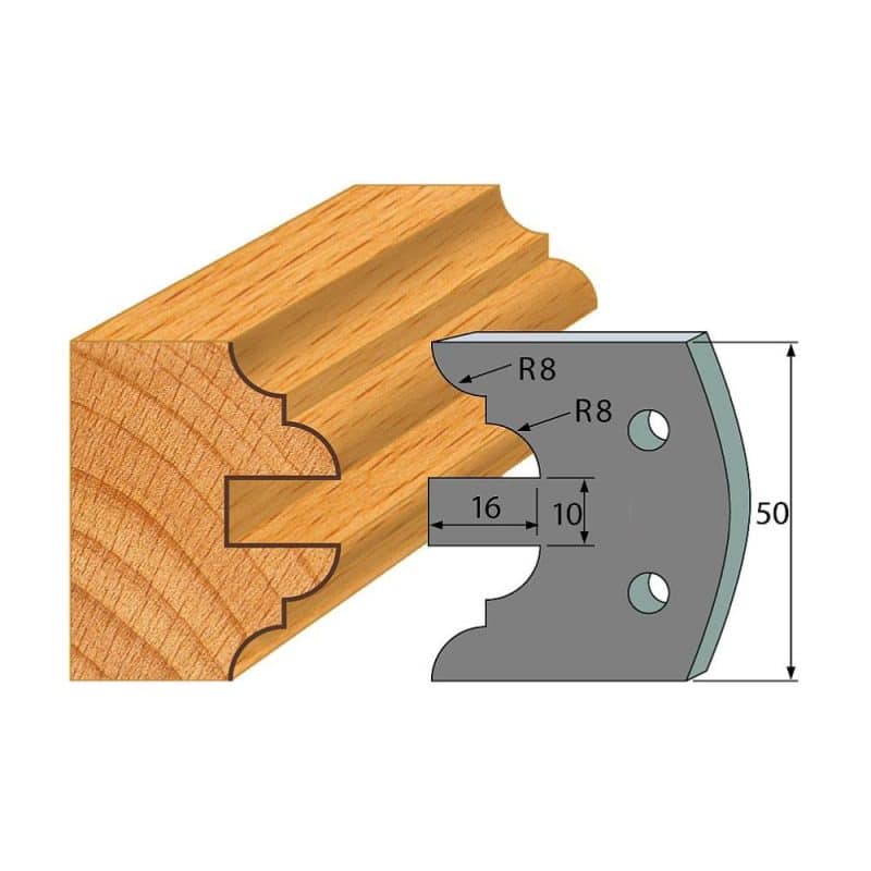 IGM-profil nr. 522 - 2 stk. sponbegrensere 50x4 mm SP
