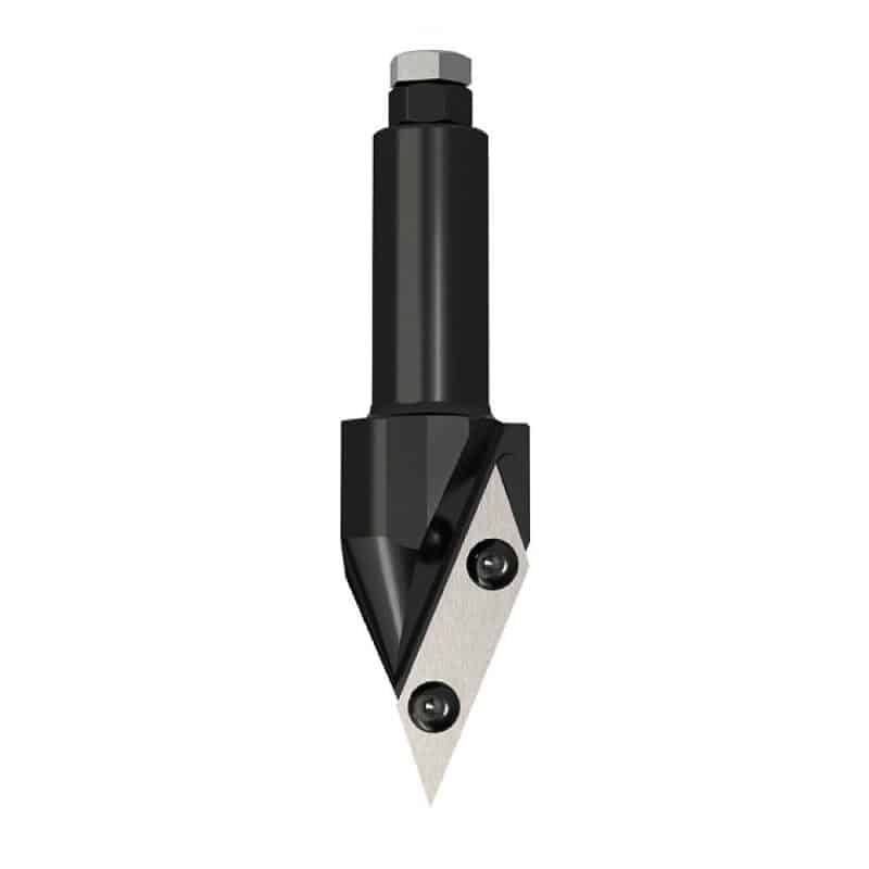 IGM F465 V-sporfres TC-kniver - 45° D33x40 L125 S=20 Z1