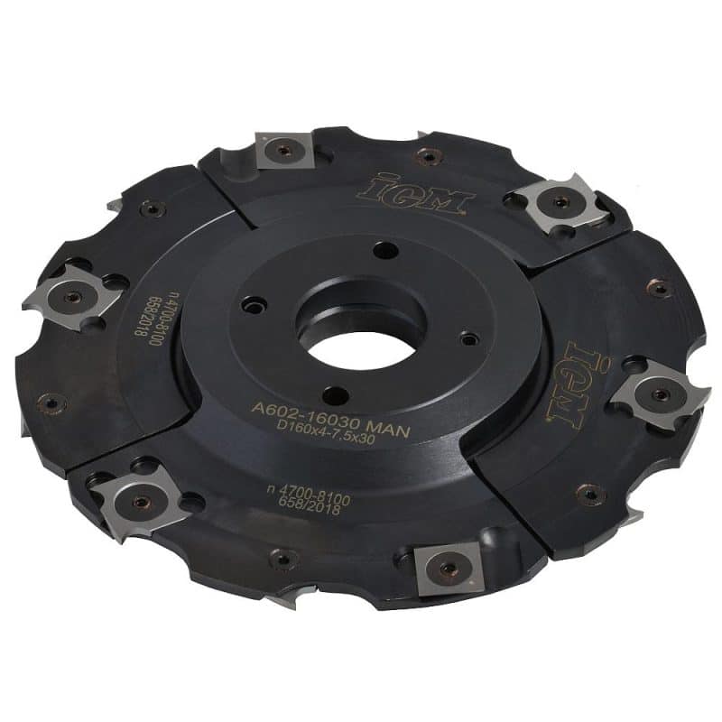 IGM F602 Justerbart rilleskærehode MAN - D160x4-7,5 d30 Z4+4 STEEL