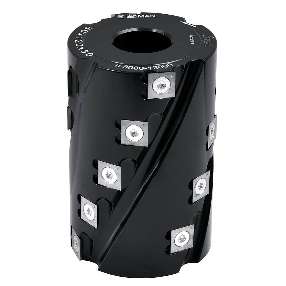 IGM F606 Høvling og sammenføyning av spiralskjærehode MAN - D80x120 d30 Z18 ALU