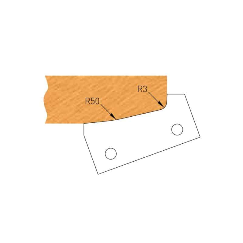 Profilkniv for bits - F635