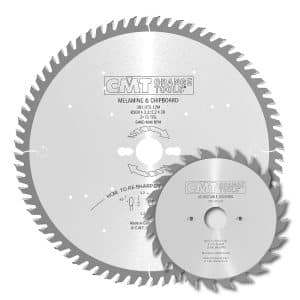 CMT Sagbladsett for laminerte plater - D300 d30 Z96 + D120 d20 Z20 HW