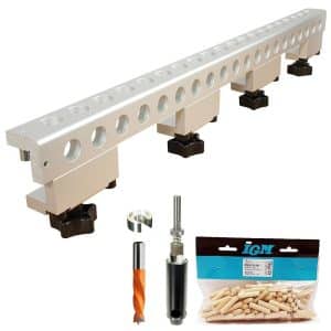 IGM FKP656 borlegesett 656 mm, Euro 32 mm + GRATIS 100 stk. plugger