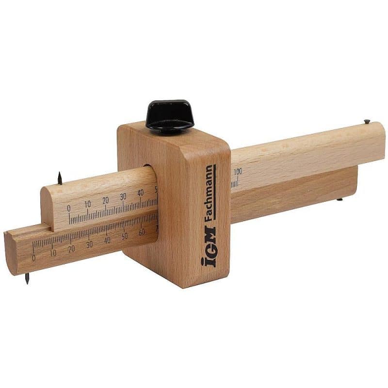 IGM Double Marking Gauge 210x65x75mm, to tegneben med skala