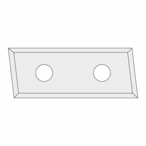 IGM vendbar kniv Z4 skrå 35° - 36x12x1,5 UNI