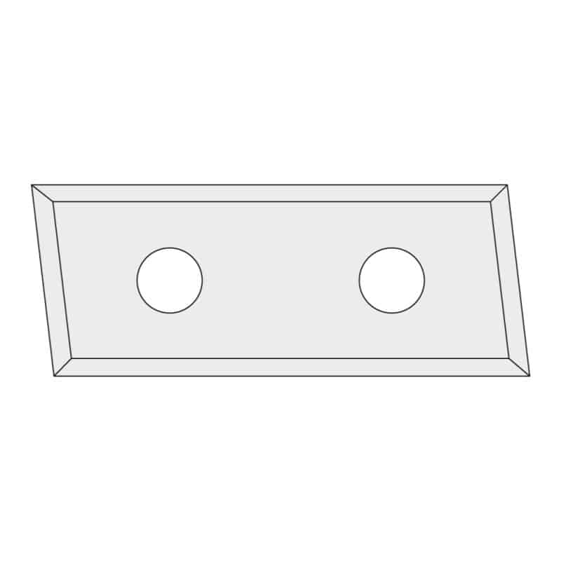 IGM vendbar kniv Z4 skrå 35° - 36x12x1,5 UNI